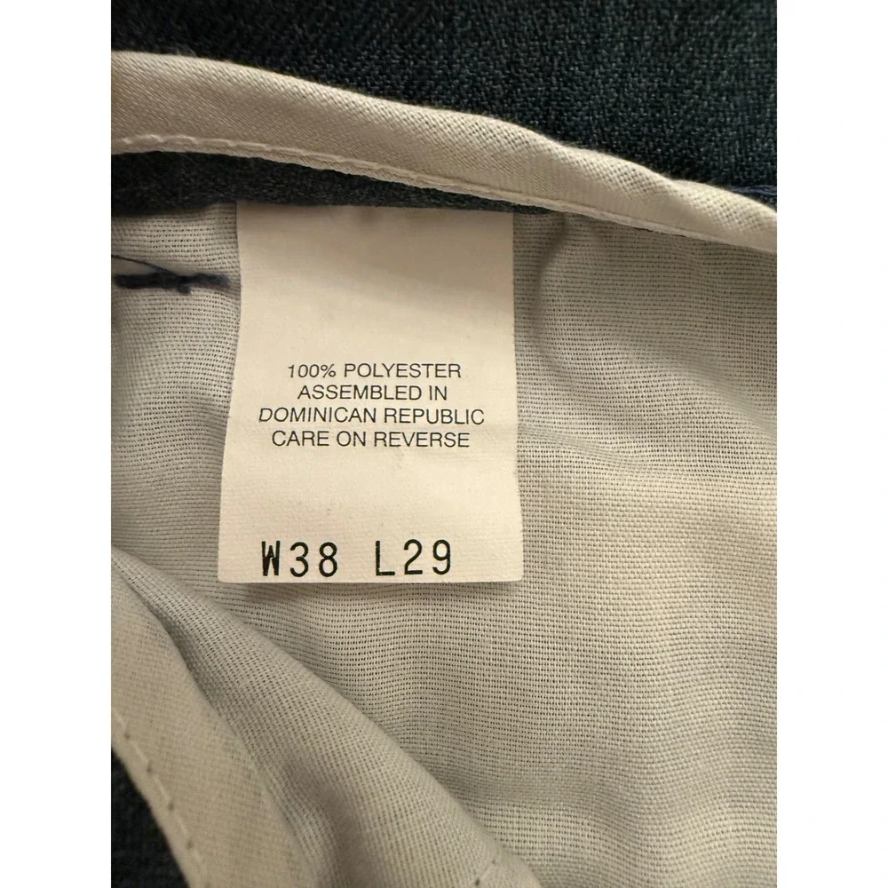 Vintage Levi's Action Slacks Mens 38X29 Blue Dress Pants Work Preppy Casual